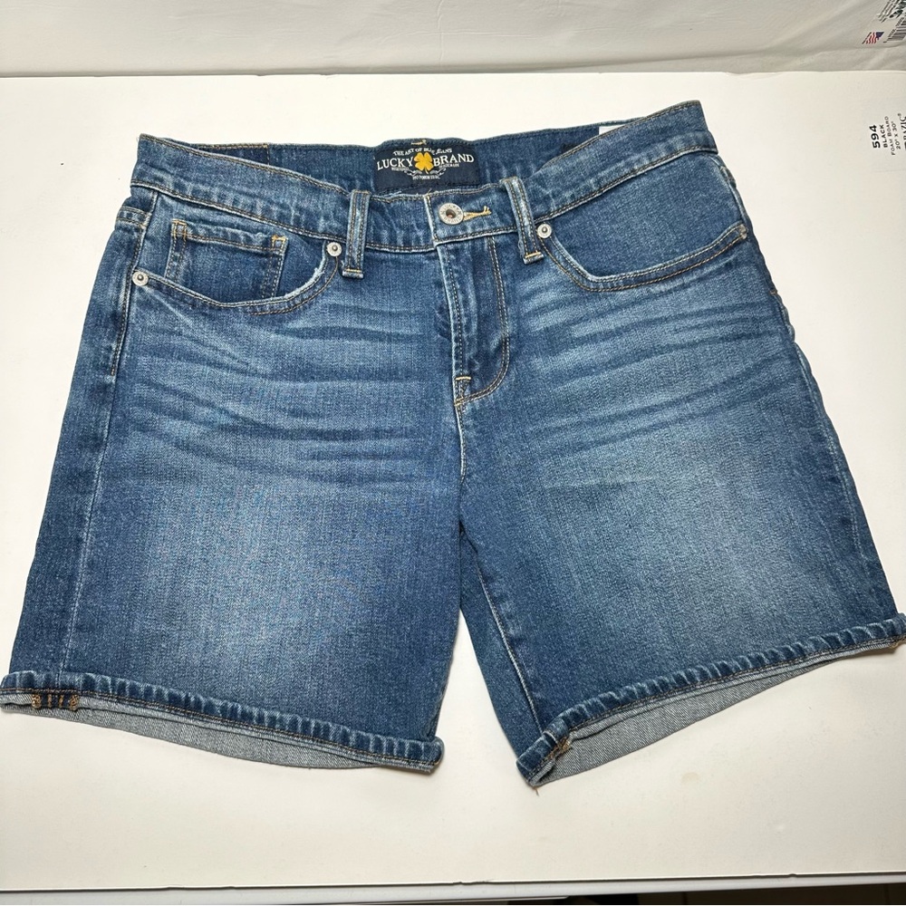 Lucky Brand Denim Shorts Roll up 4/27